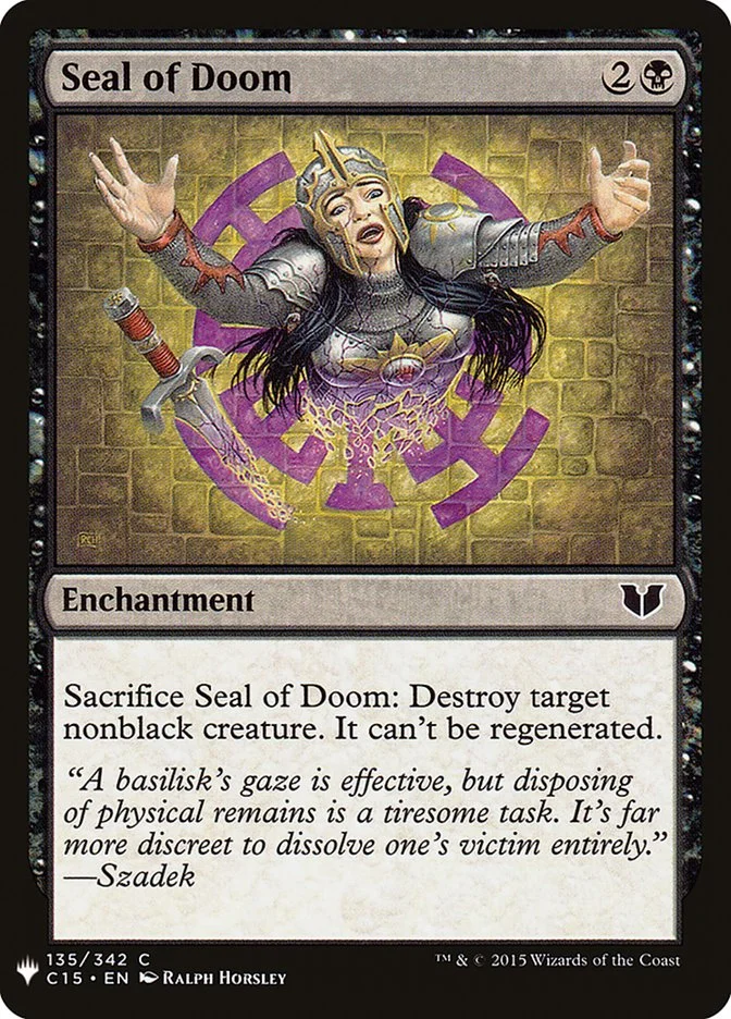 Seal of Doom 「PLST/C15-135」「EN」
