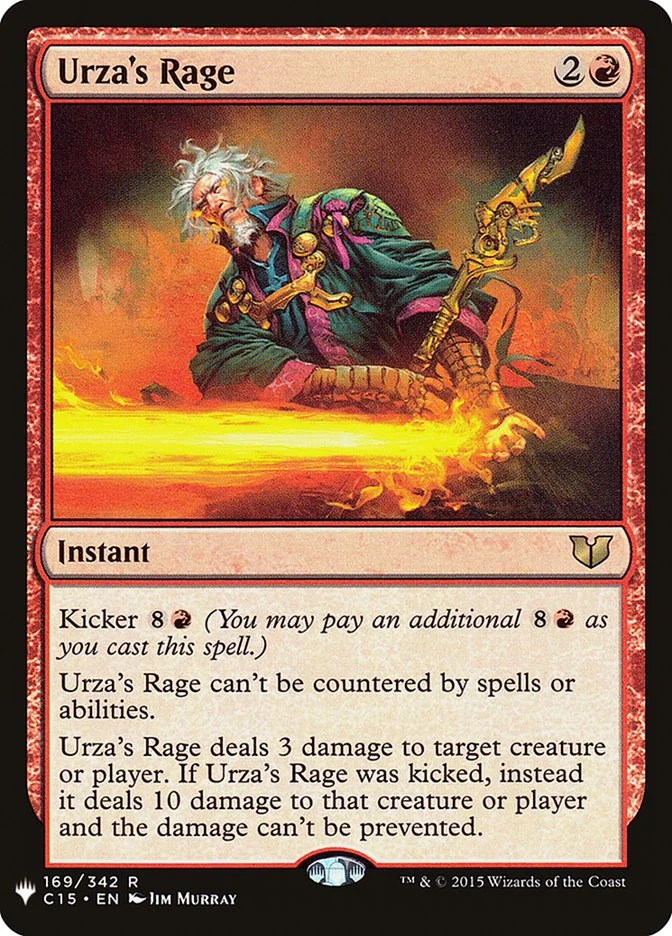 Urza's Rage 「PLST/C15-169」「EN」