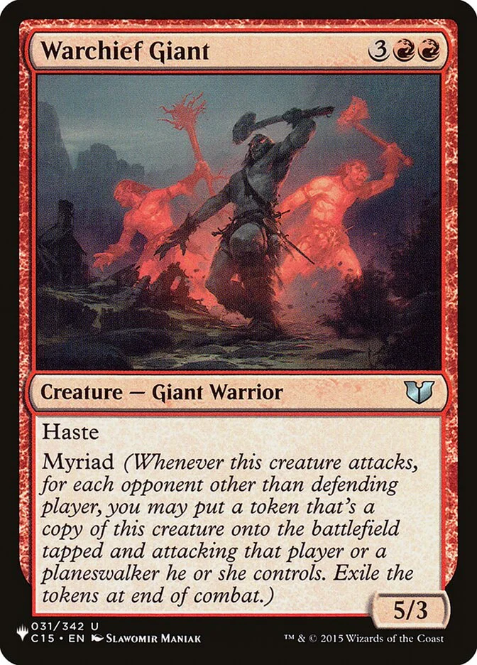 Warchief Giant 「PLST/C15-31」「EN」