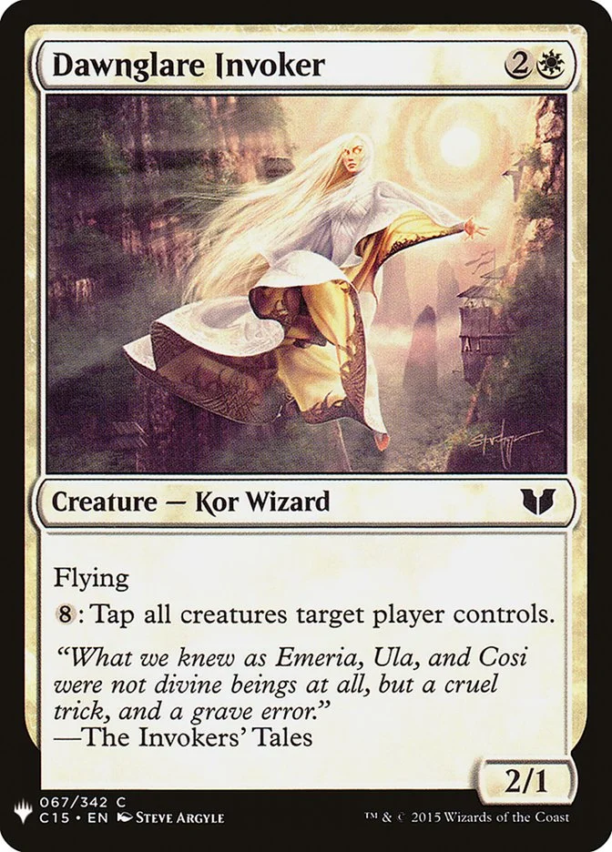 Dawnglare Invoker 「PLST/C15-67」「EN」