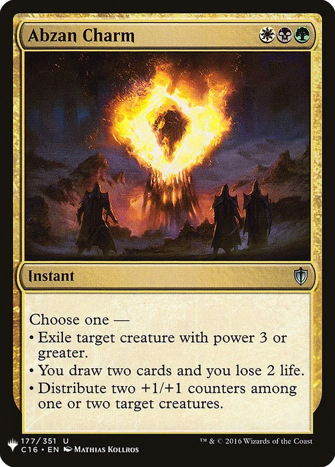 Abzan Charm 「PLST/C16-177」「EN」