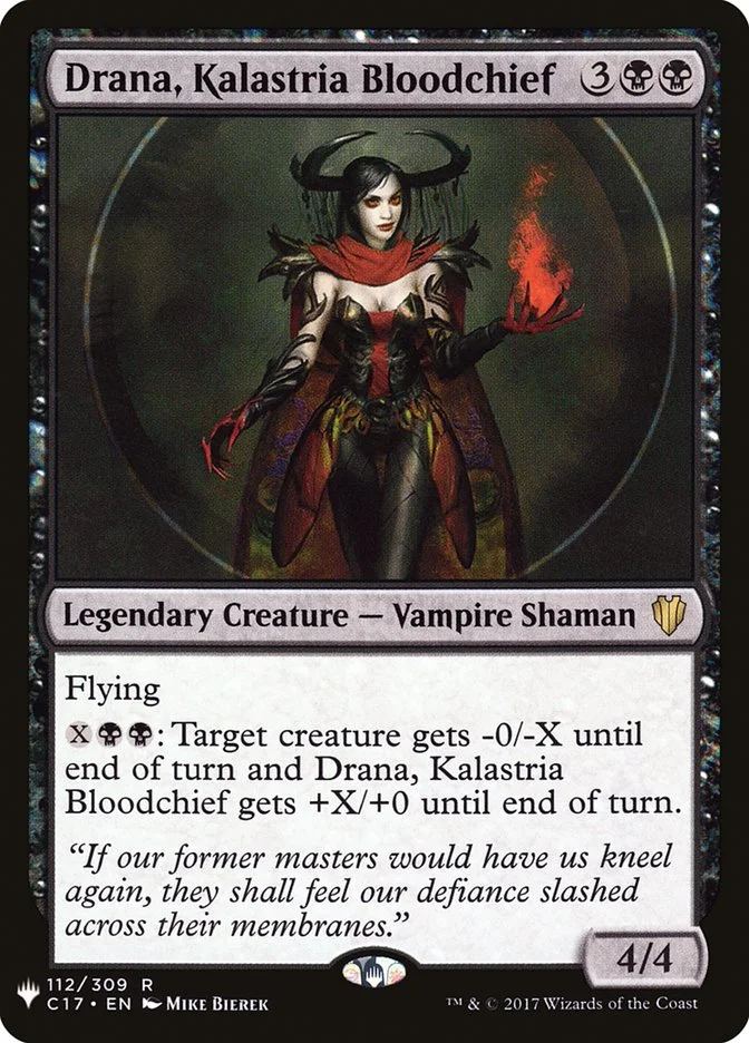 Drana, Kalastria Bloodchief 「PLST/C17-112」「EN」