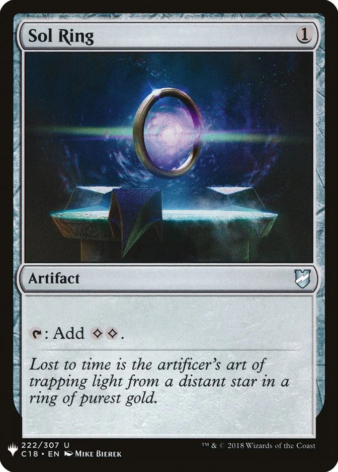 Sol Ring 「PLST/C18-222」「EN」
