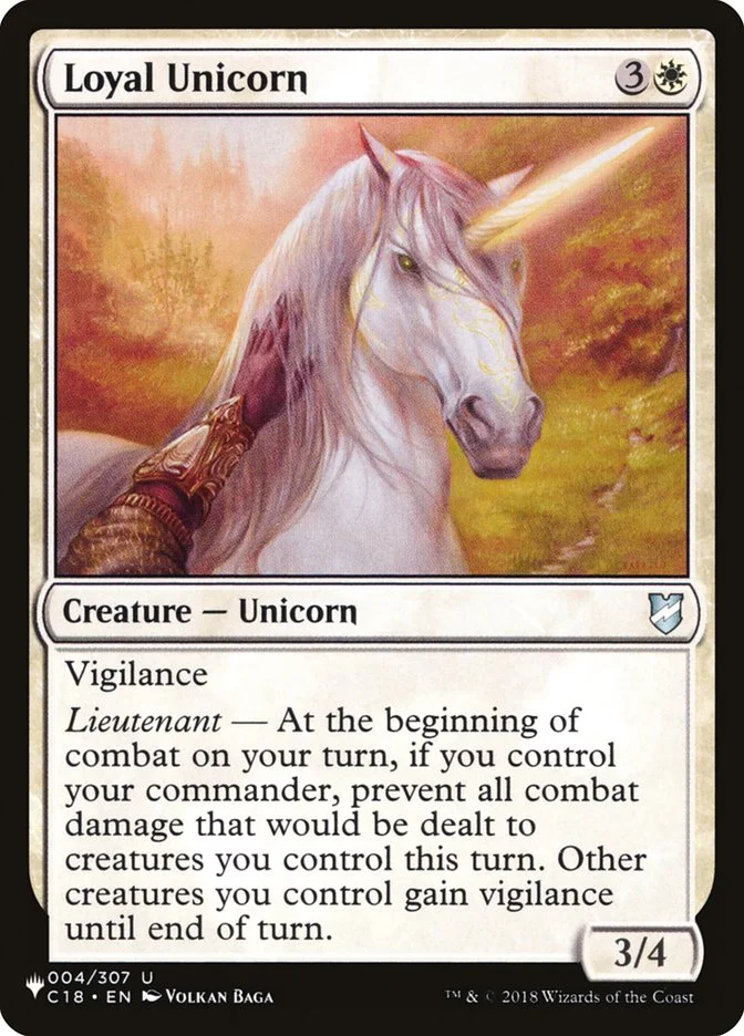 Loyal Unicorn 「PLST/C18-4」「EN」
