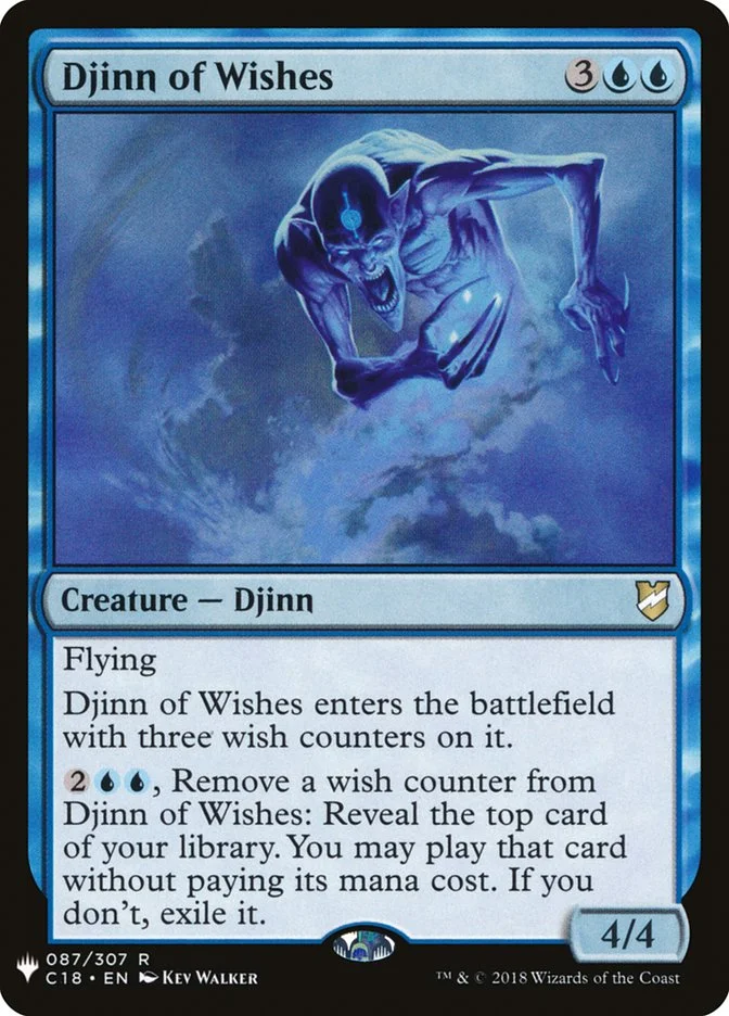 Djinn of Wishes 「PLST/C18-87」「EN」