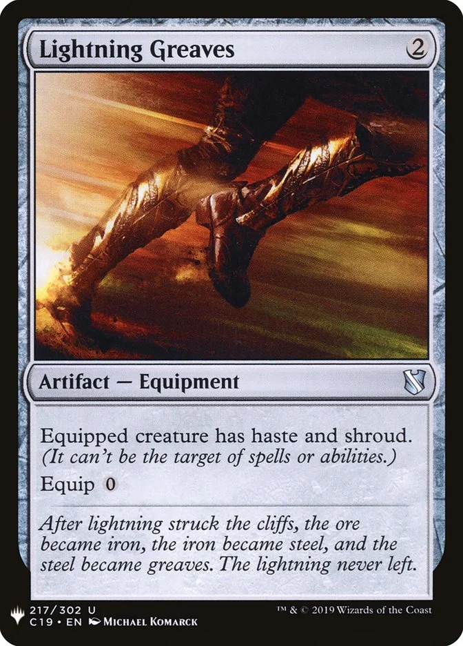 Lightning Greaves 「PLST/C19-217」「EN」