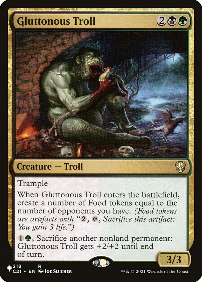 Gluttonous Troll 「PLST/C21-218」「EN」
