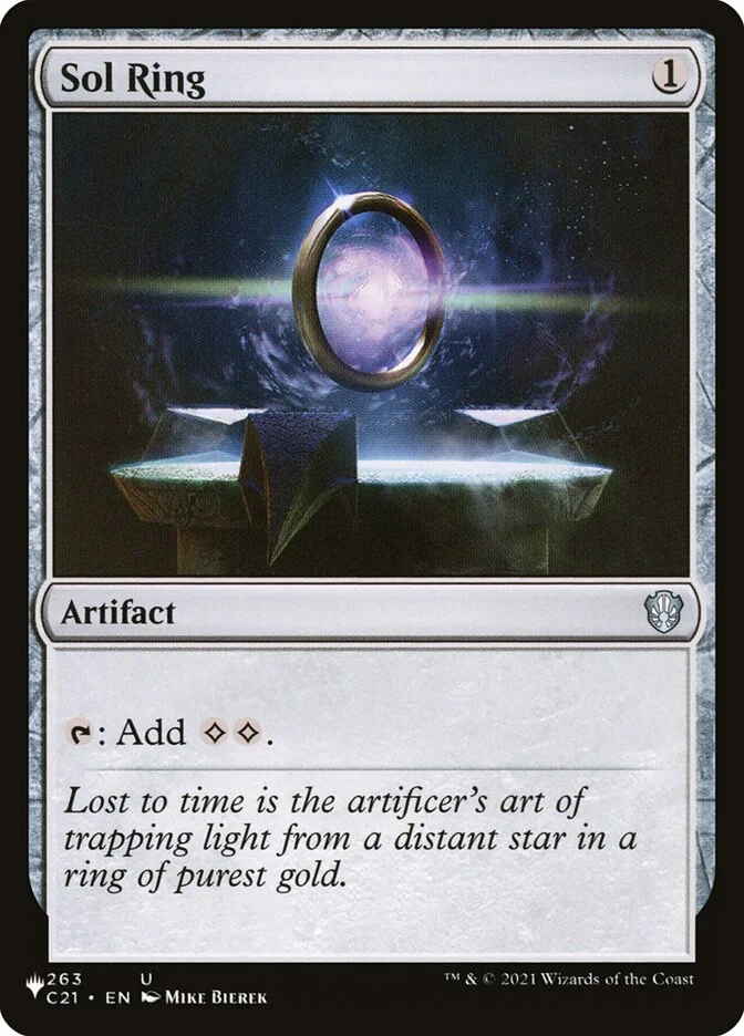 Sol Ring 「PLST/C21-263」「EN」