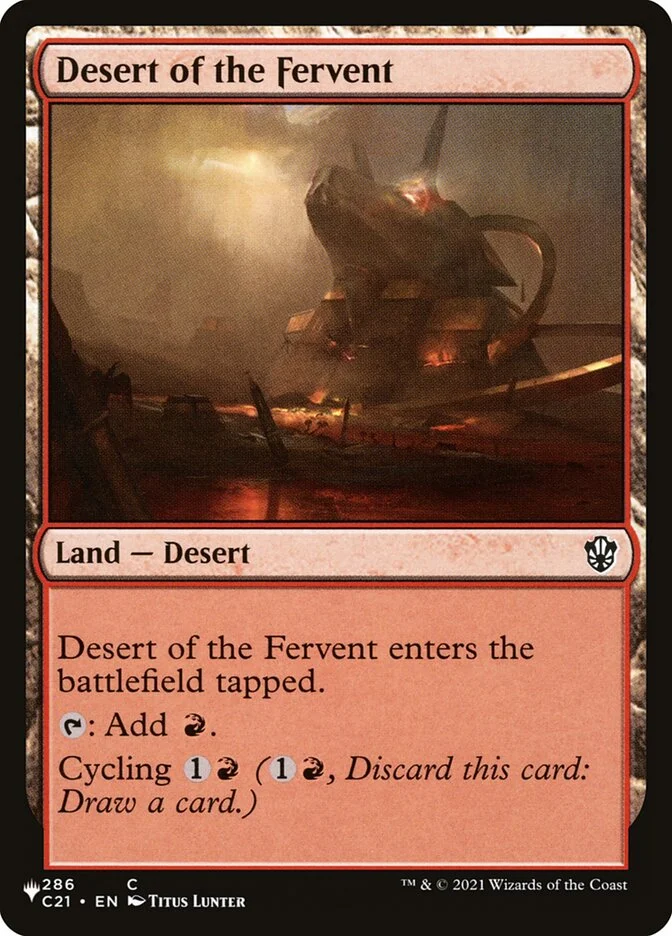 Desert of the Fervent 「PLST/C21-286」「EN」