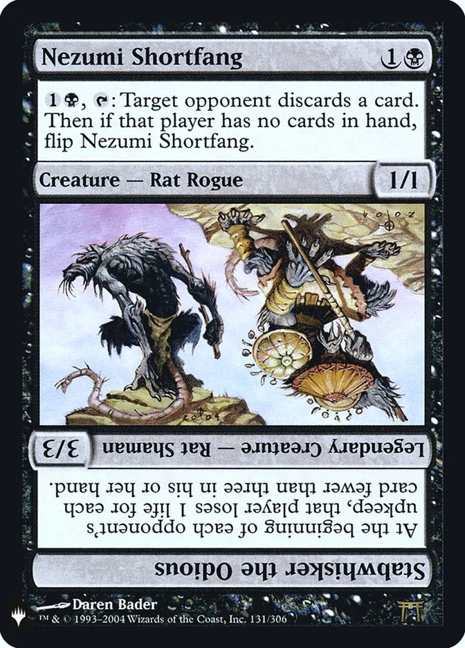 Nezumi Shortfang // Stabwhisker the Odious 「PLST/CHK-131」「EN」