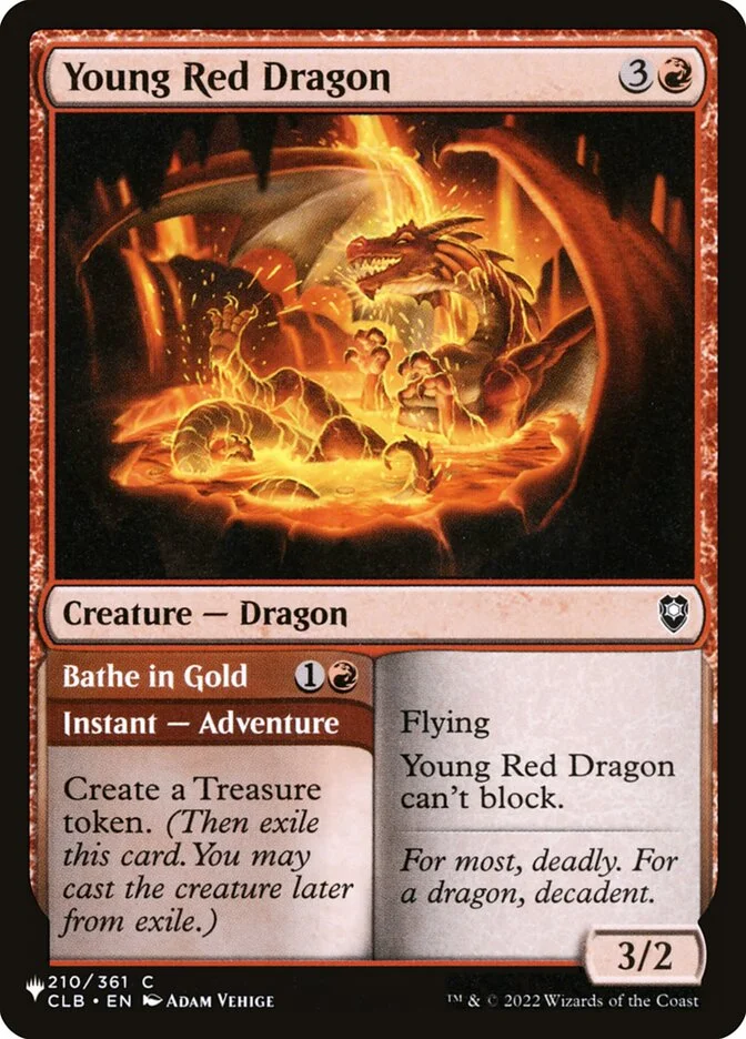 Young Red Dragon // Bathe in Gold 「PLST/CLB-210」「EN」