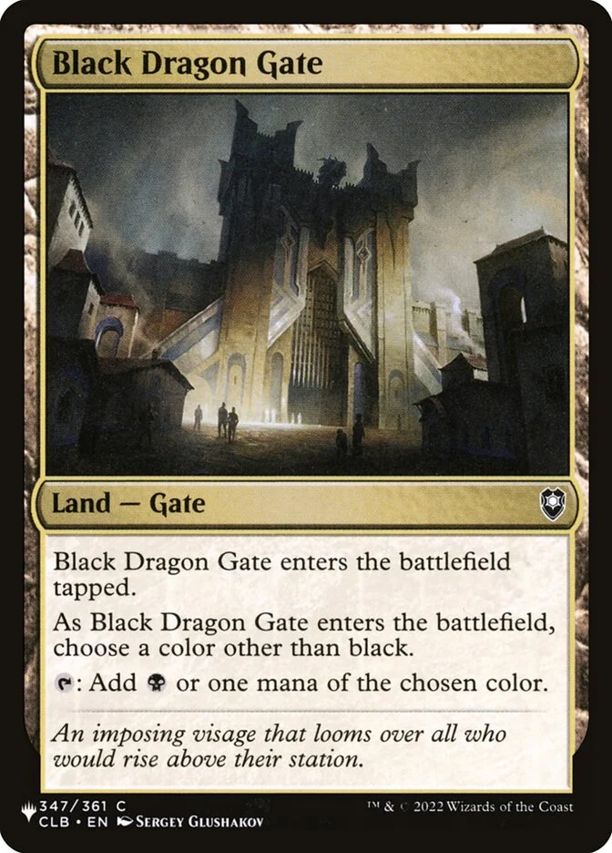 Black Dragon Gate 「PLST/CLB-347」「EN」