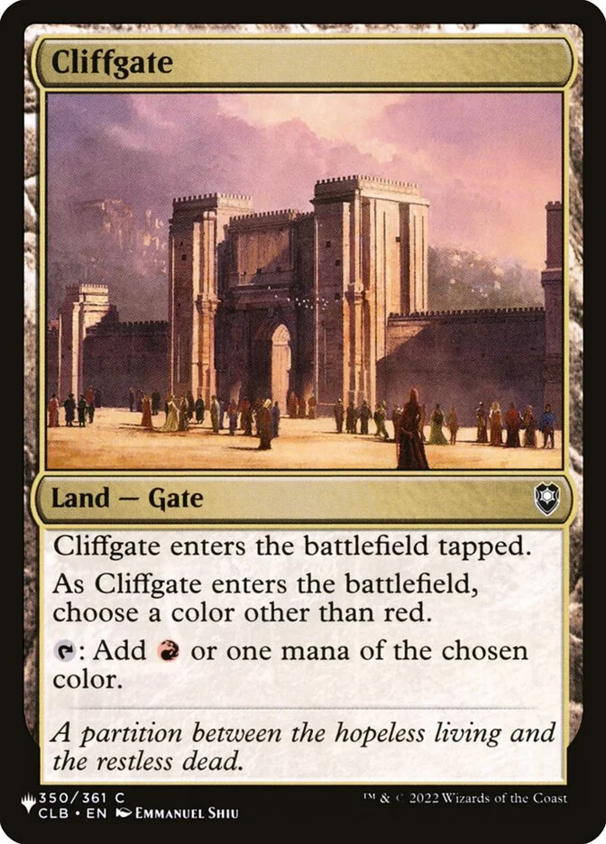 Cliffgate 「PLST/CLB-350」「EN」
