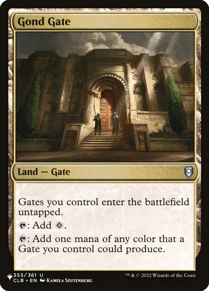 Gond Gate 「PLST/CLB-353」「EN」