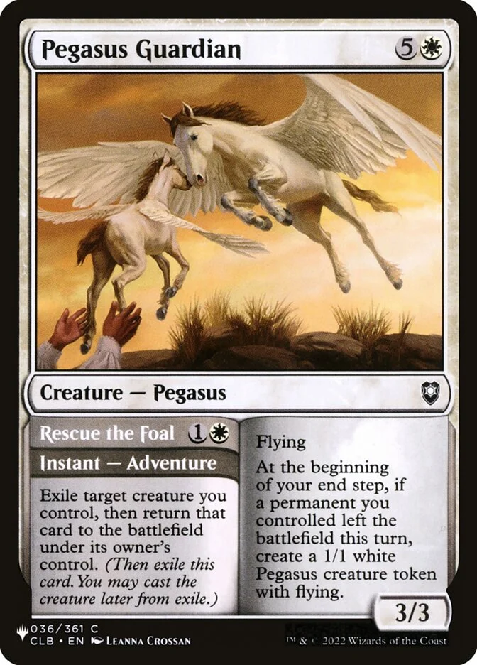 Pegasus Guardian // Rescue the Foal 「PLST/CLB-36」「EN」