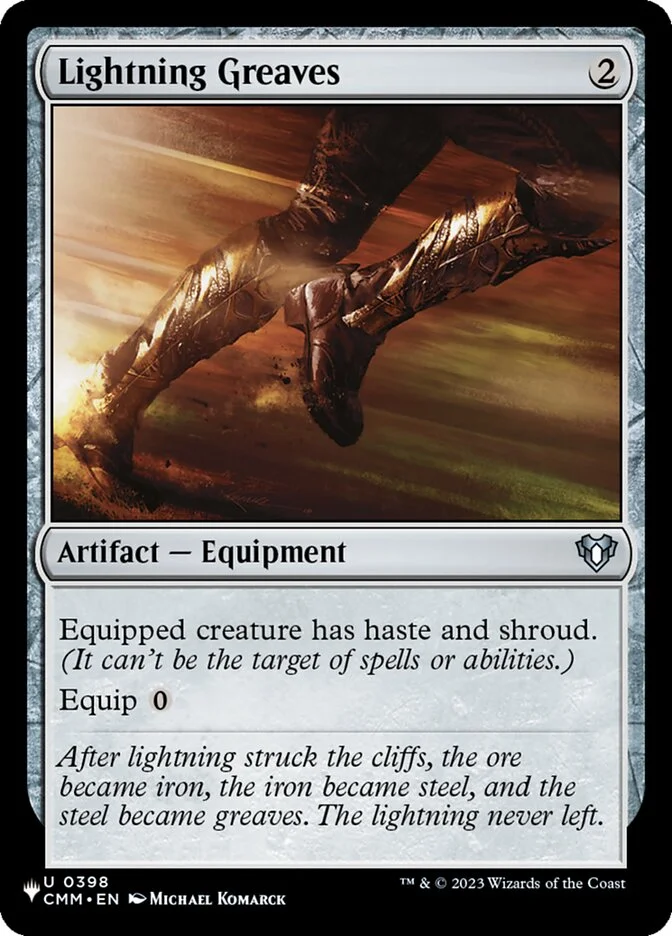 Lightning Greaves 「PLST/CMM-398」「EN」