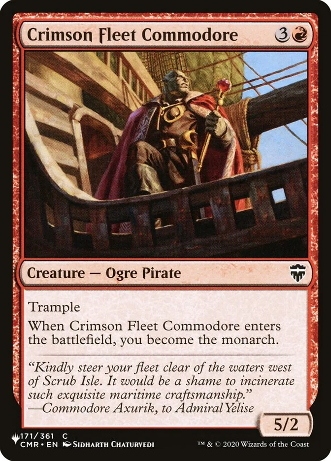 Crimson Fleet Commodore 「PLST/CMR-171」「EN」