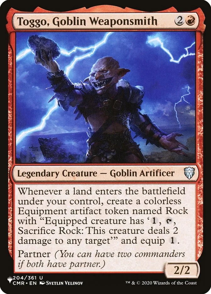 Toggo, Goblin Weaponsmith 「PLST/CMR-204」「EN」