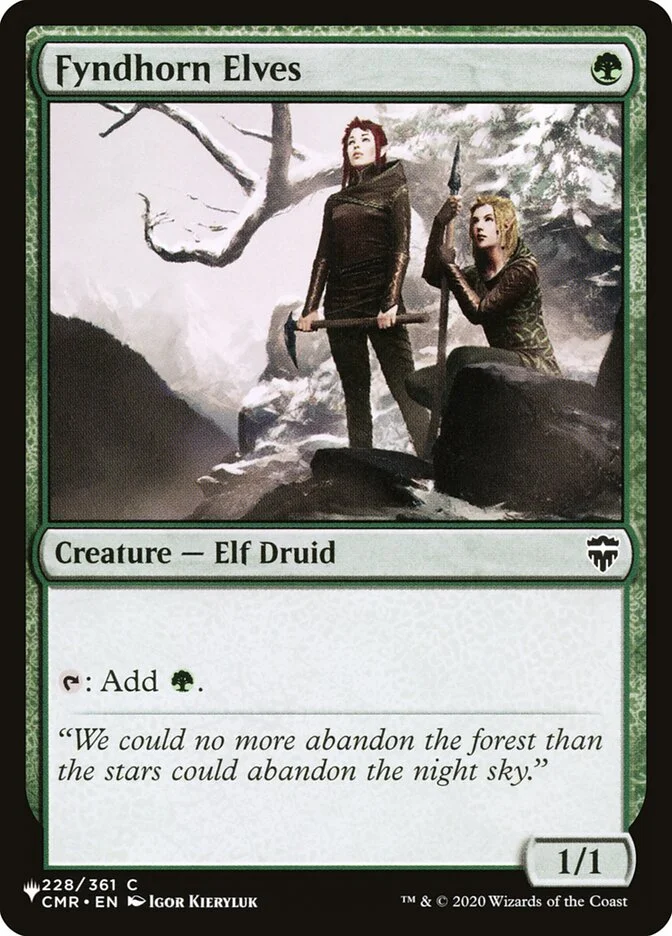 Fyndhorn Elves 「PLST/CMR-228」「EN」