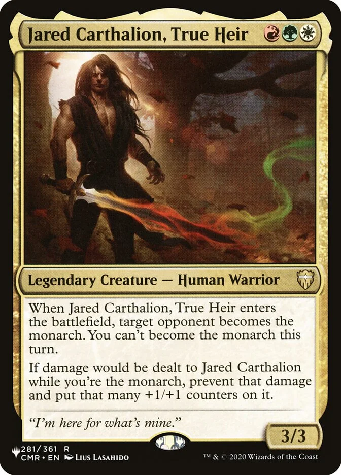Jared Carthalion, True Heir 「PLST/CMR-281」「EN」