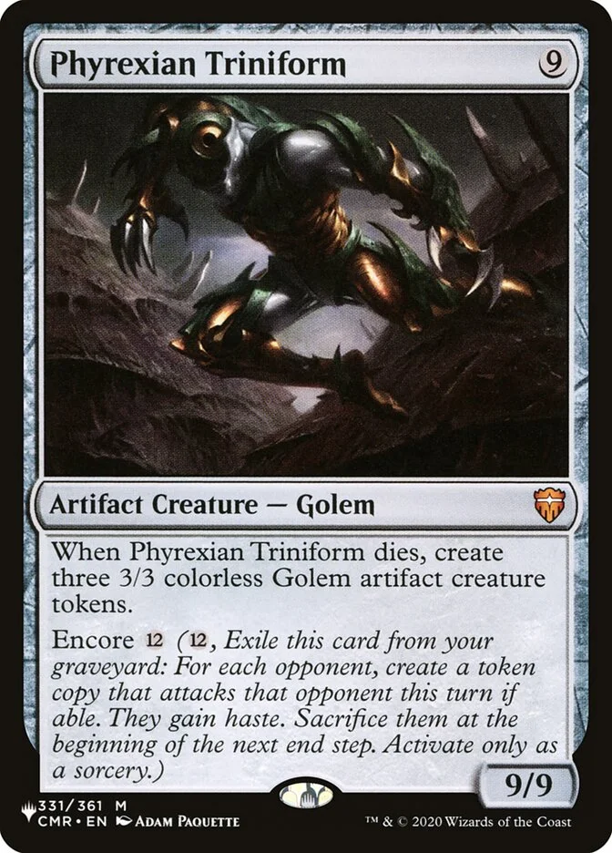 Phyrexian Triniform 「PLST/CMR-331」「EN」
