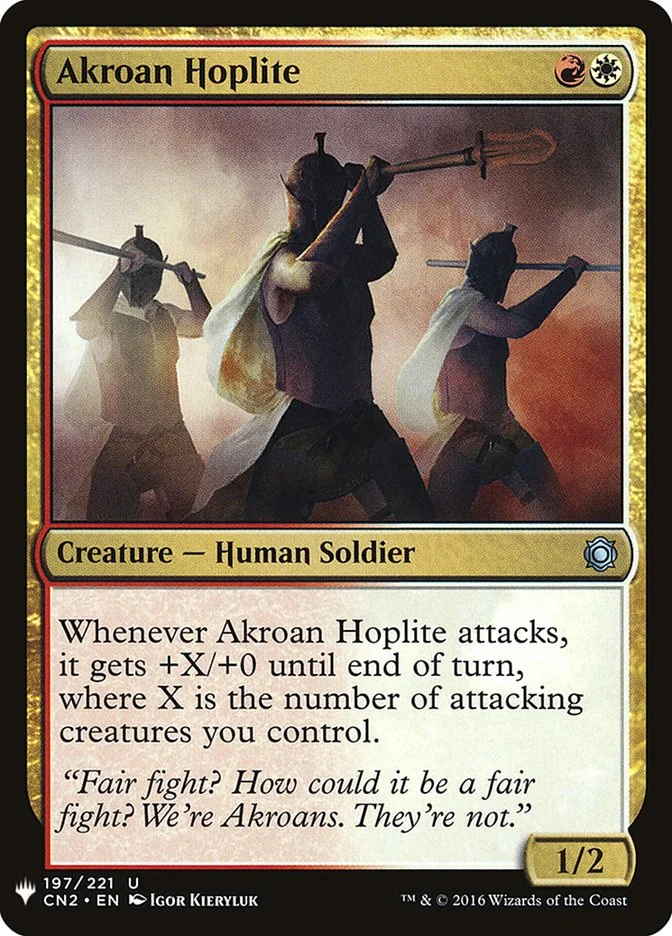 Akroan Hoplite 「PLST/CN2-197」「EN」