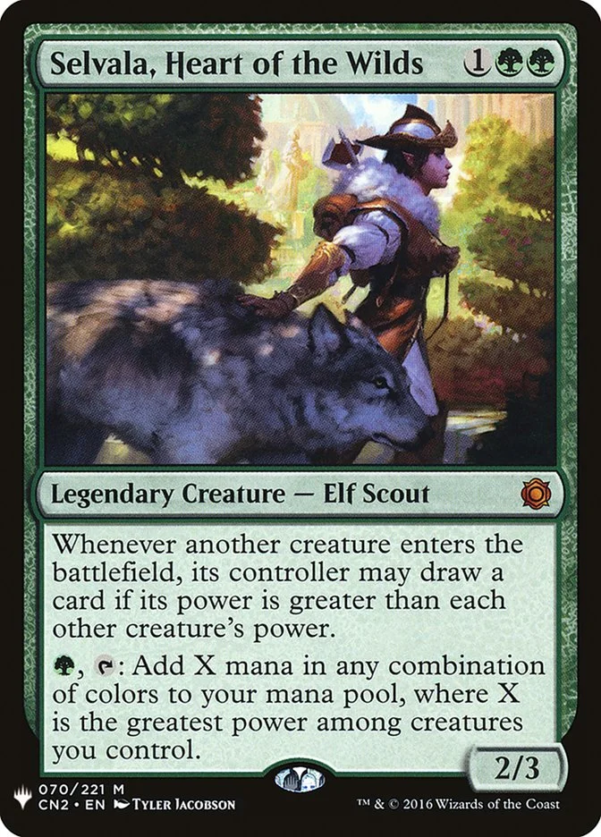 Selvala, Heart of the Wilds 「PLST/CN2-70」「EN」