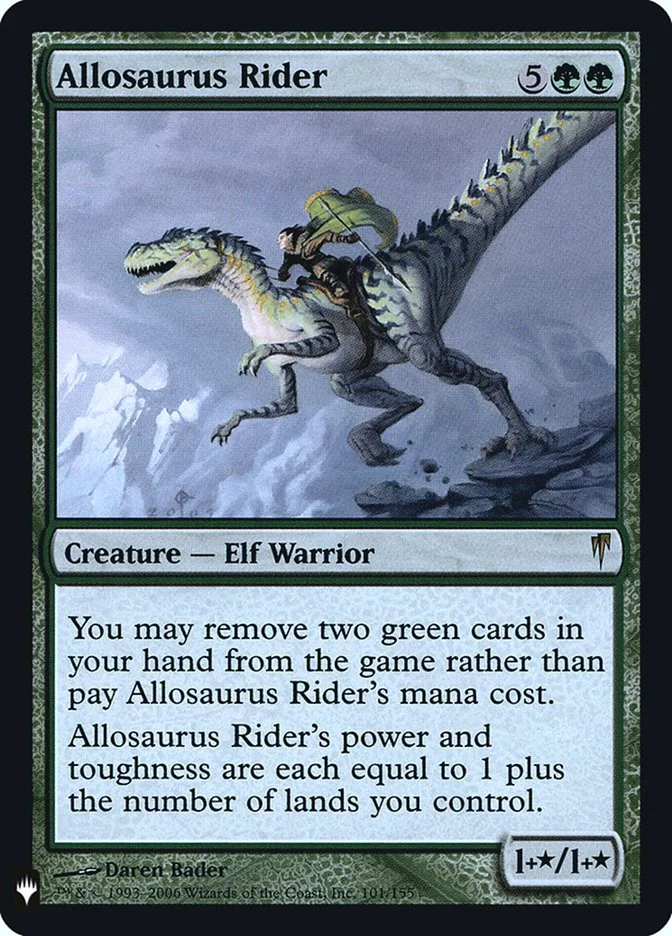 Allosaurus Rider 「PLST/CSP-101」「EN」