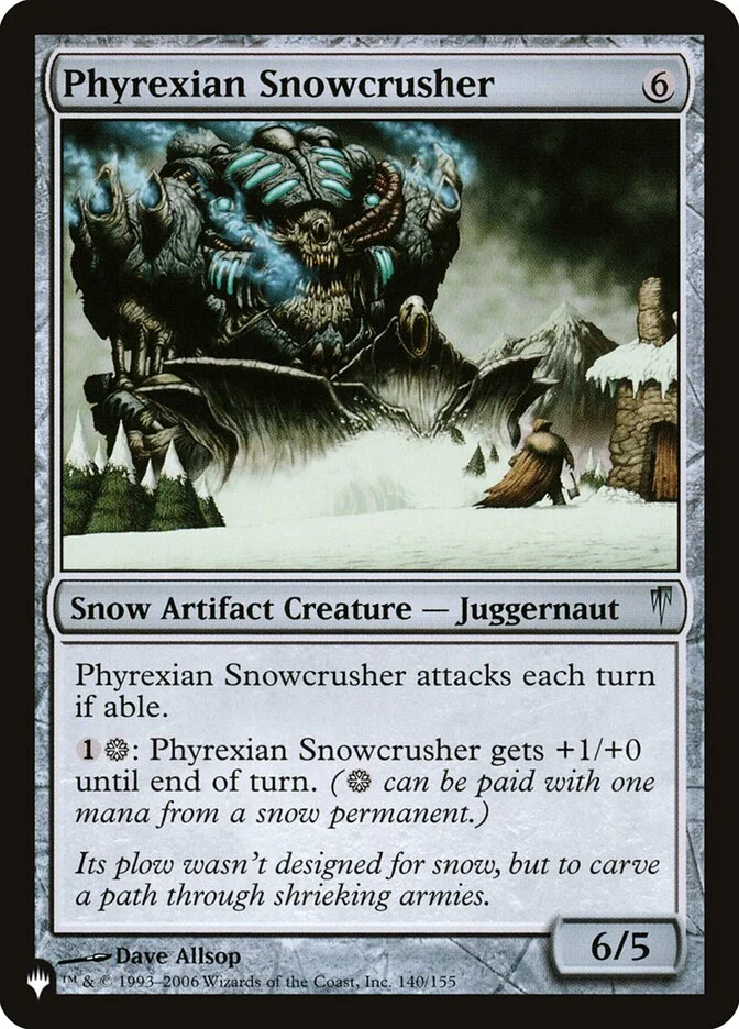 Phyrexian Snowcrusher 「PLST/CSP-140」「EN」
