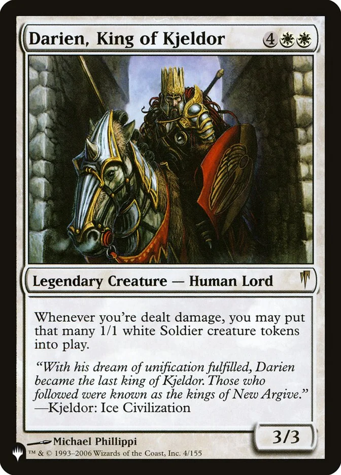 Darien, King of Kjeldor 「PLST/CSP-4」「EN」