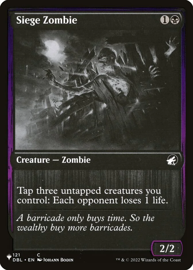 Siege Zombie 「PLST/DBL-121」「EN」
