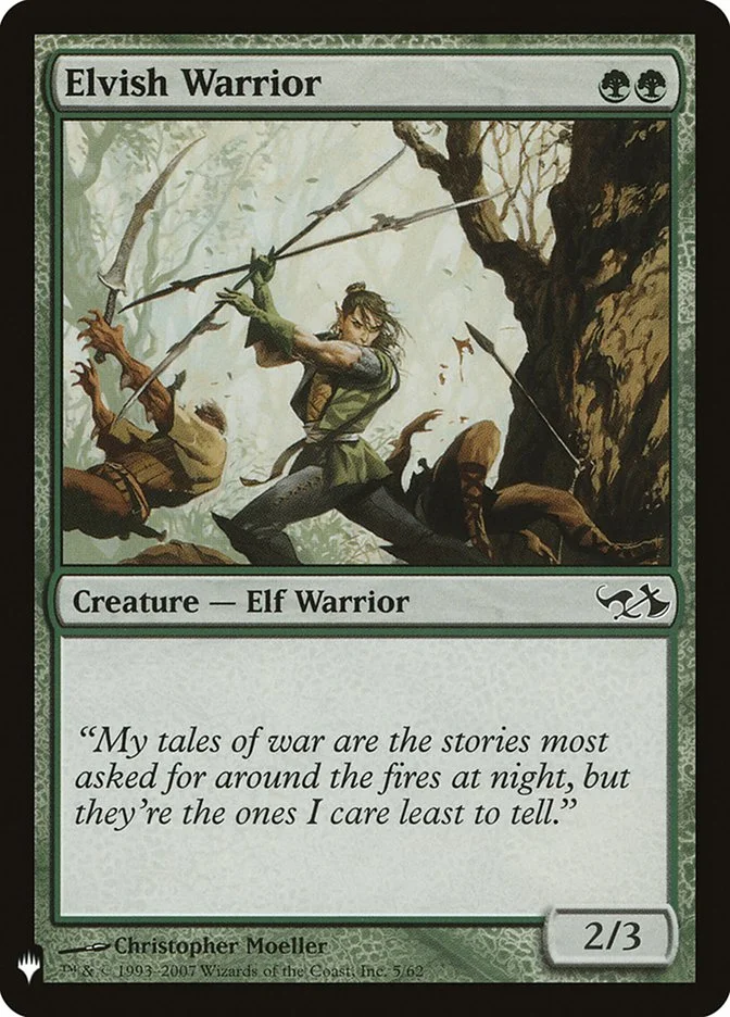 Elvish Warrior 「PLST/DD1-5」「EN」