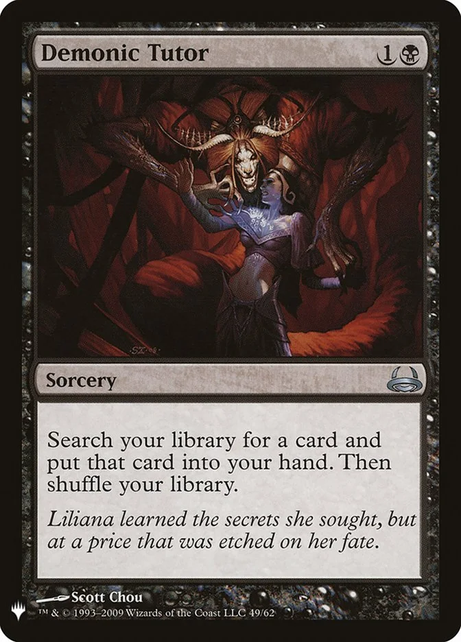 Demonic Tutor 「PLST/DDC-49」「EN」