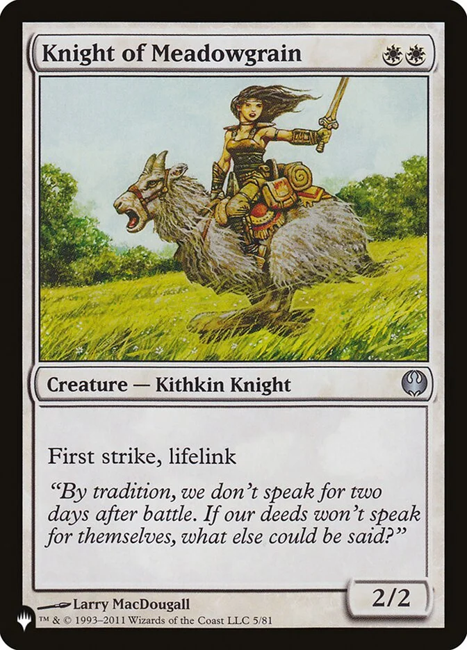 Knight of Meadowgrain 「PLST/DDG-5」「EN」