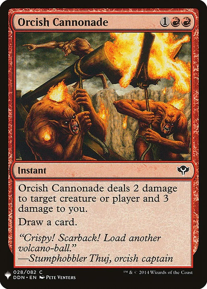 Orcish Cannonade 「PLST/DDN-28」「EN」