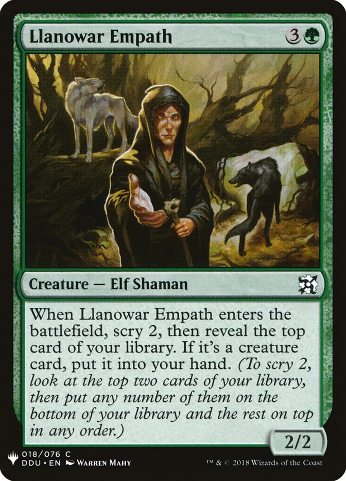 Llanowar Empath 「PLST/DDU-18」「EN」