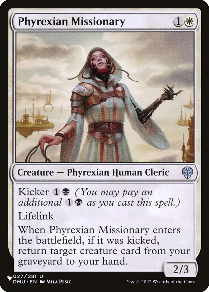 Phyrexian Missionary 「PLST/DMU-27」「EN」