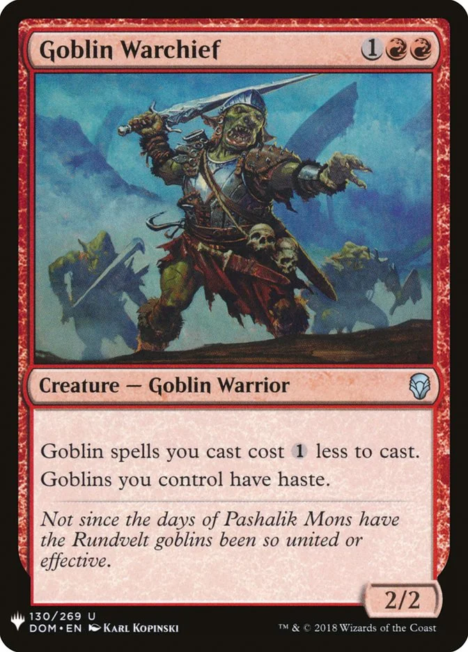 Goblin Warchief 「PLST/DOM-130」「EN」