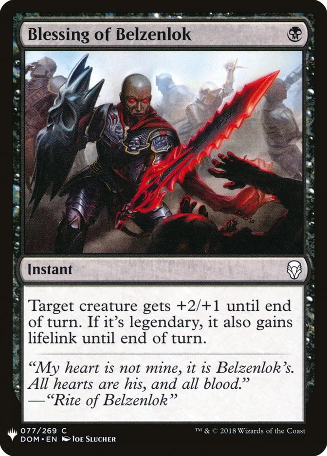 Blessing of Belzenlok 「PLST/DOM-77」「EN」