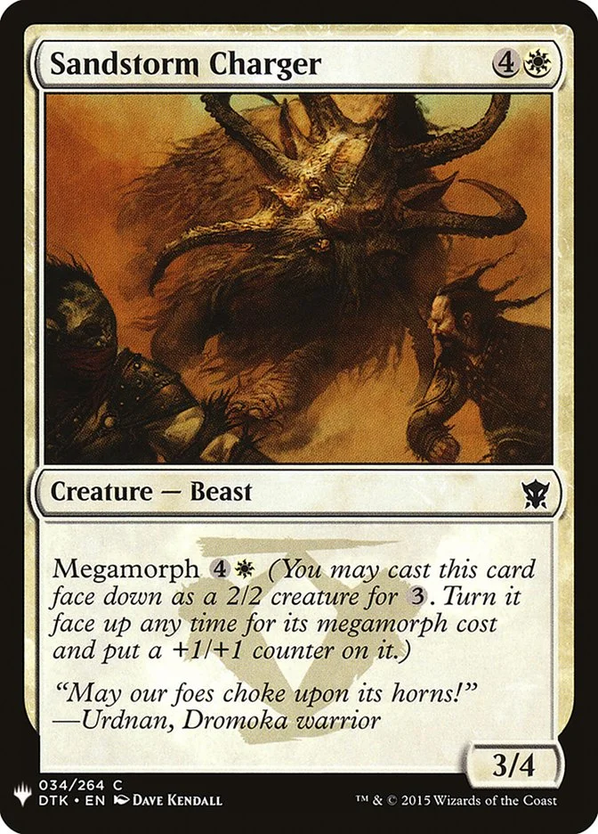 Sandstorm Charger 「PLST/DTK-34」「EN」