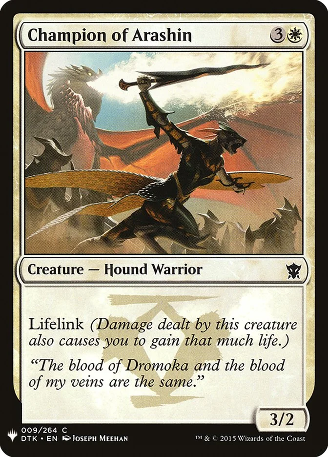 Champion of Arashin 「PLST/DTK-9」「EN」