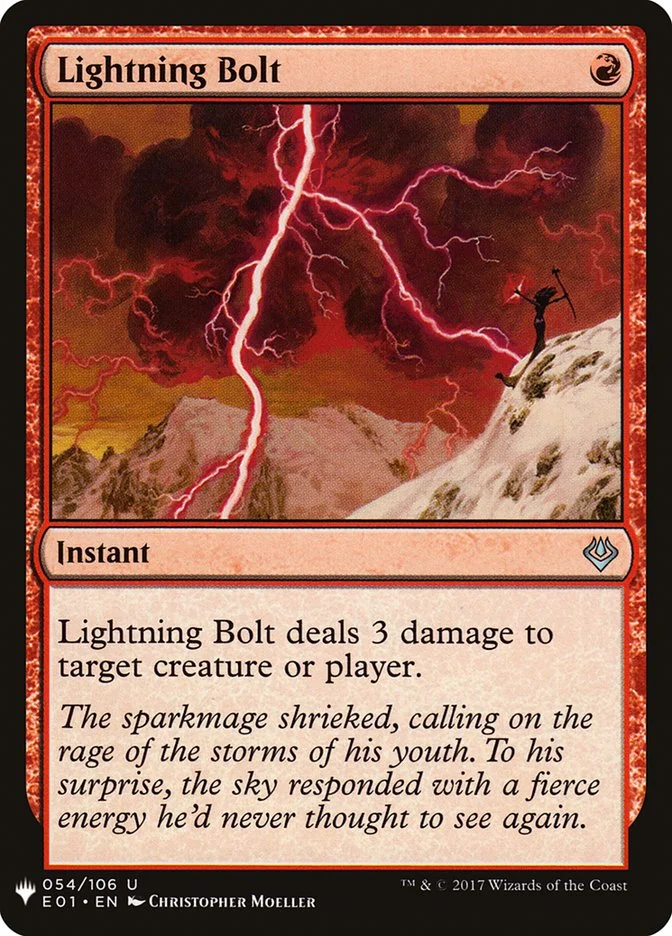 Lightning Bolt 「PLST/E01-54」「EN」