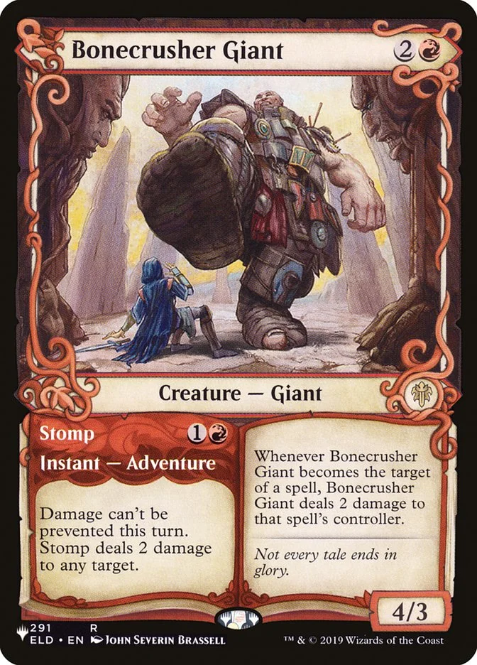 Bonecrusher Giant // Stomp 「PLST/ELD-291」「EN」