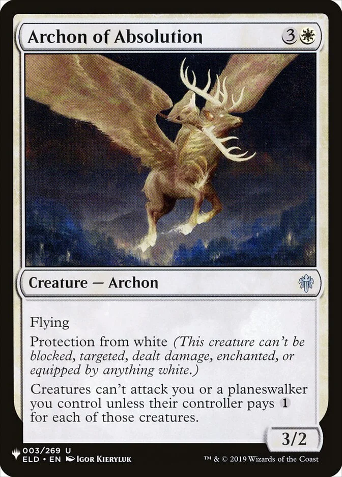 Archon of Absolution 「PLST/ELD-3」「EN」