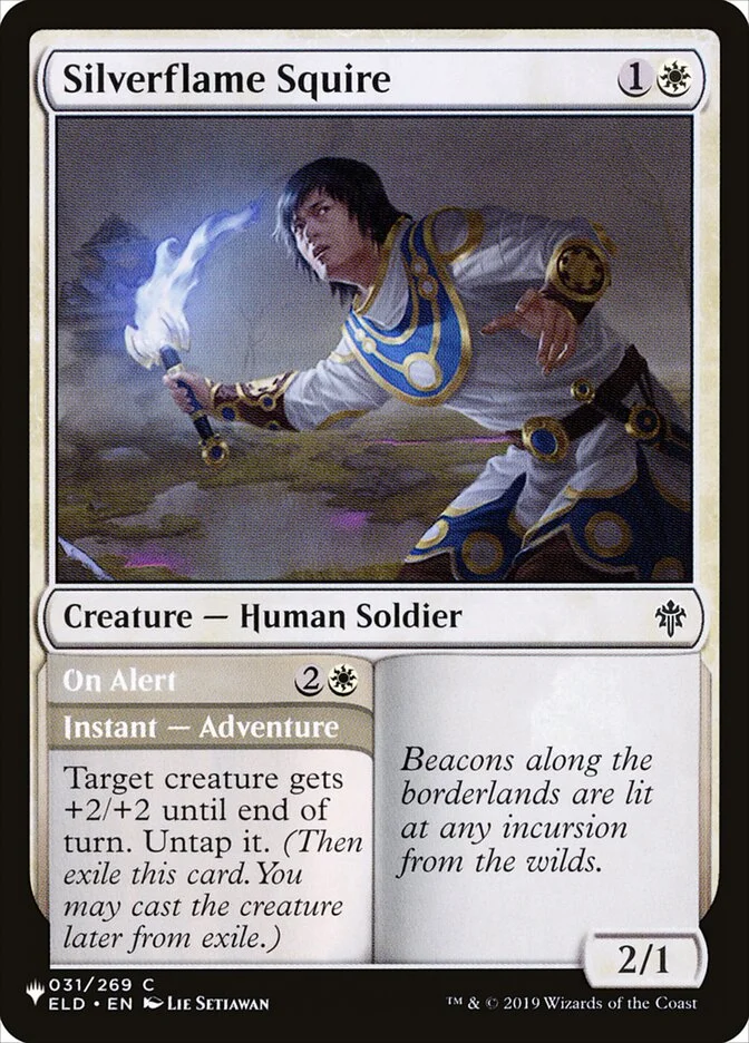 Silverflame Squire // On Alert 「PLST/ELD-31」「EN」