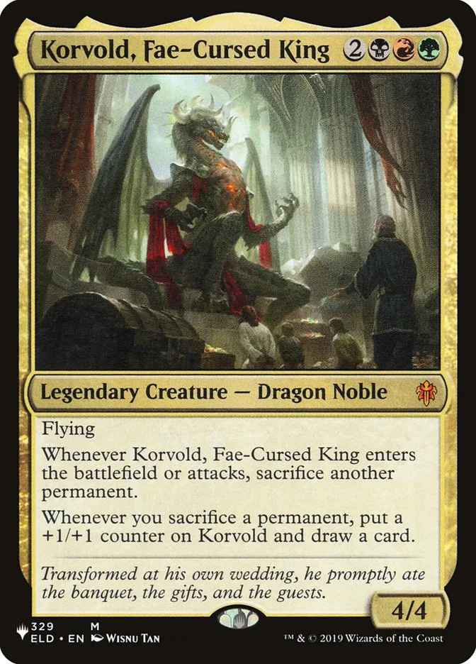 Korvold, Fae-Cursed King 「PLST/ELD-329」「EN」