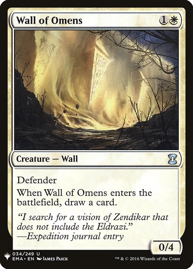 Wall of Omens 「PLST/EMA-34」「EN」