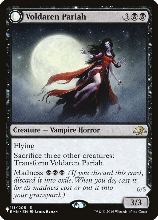 Voldaren Pariah // Abolisher of Bloodlines 「PLST/EMN-111」「EN」