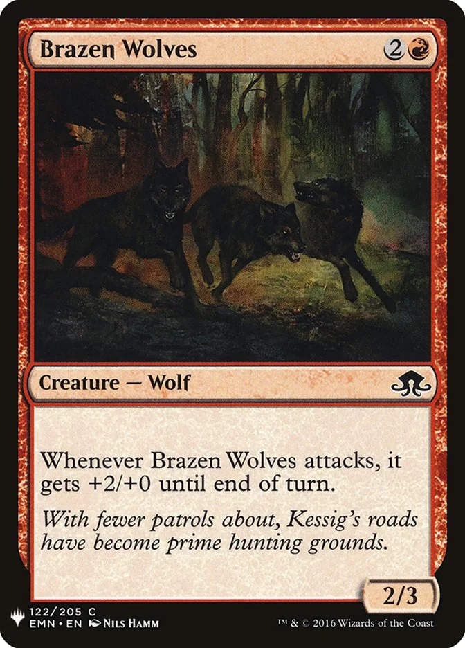 Brazen Wolves 「PLST/EMN-122」「EN」