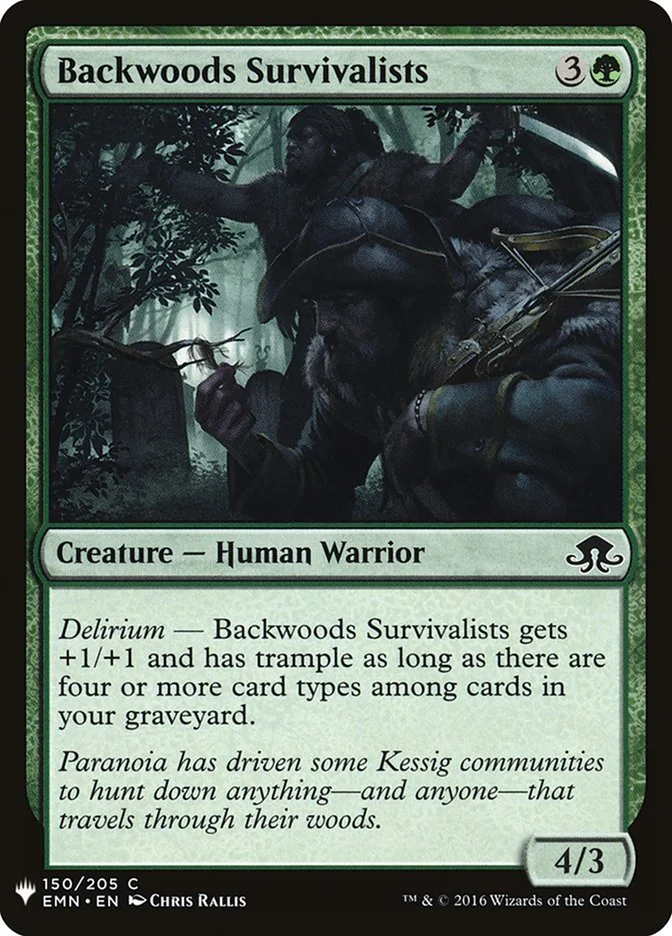 Backwoods Survivalists 「PLST/EMN-150」「EN」